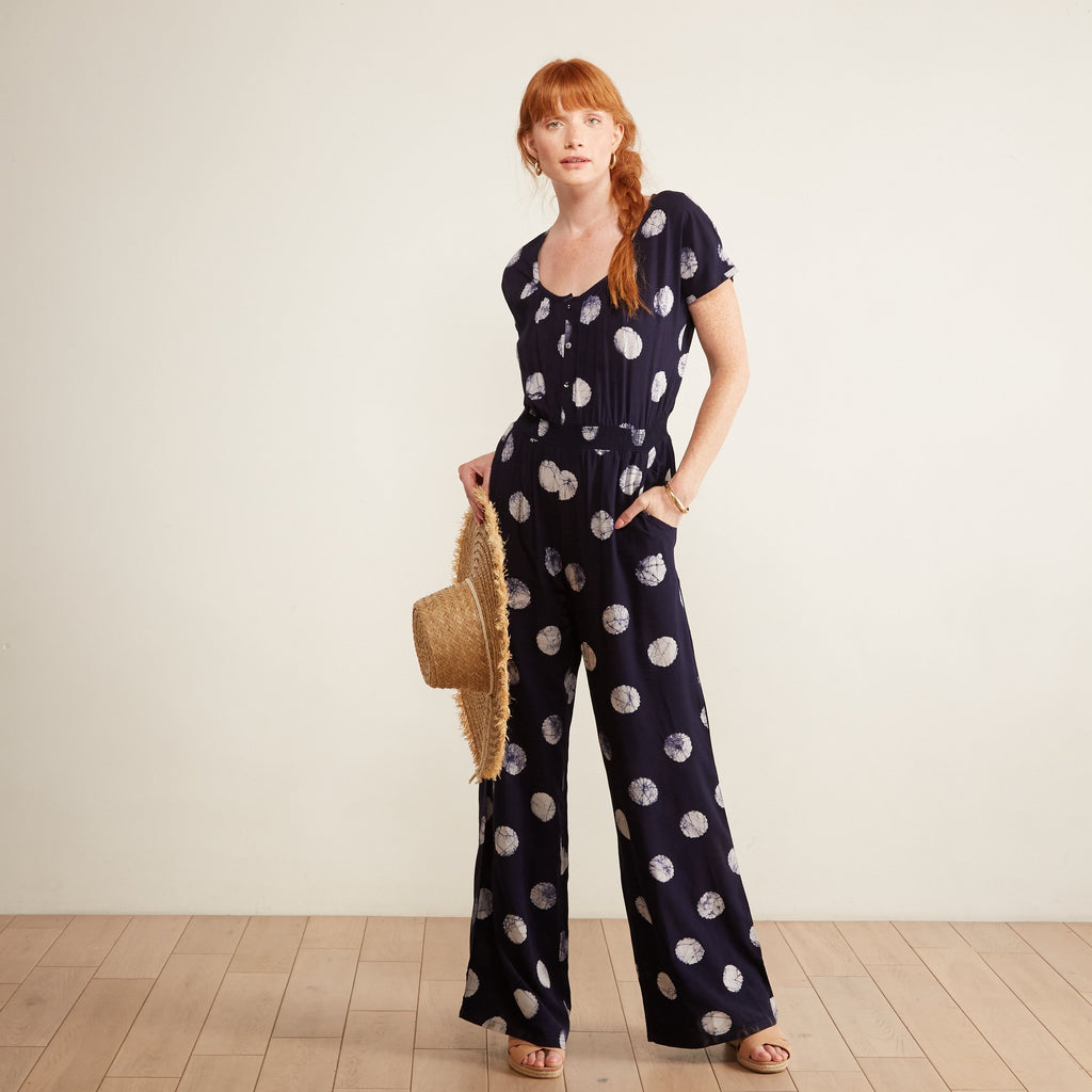 The Odells: Button Front Jumpsuit