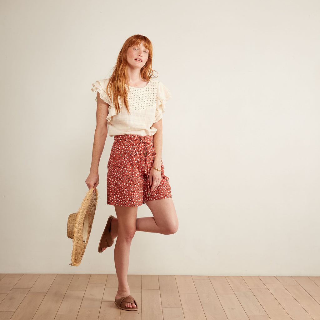 THE ODELLS: Gathered Waist Short